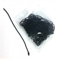 Ball chain 1,5mm 10cm black...